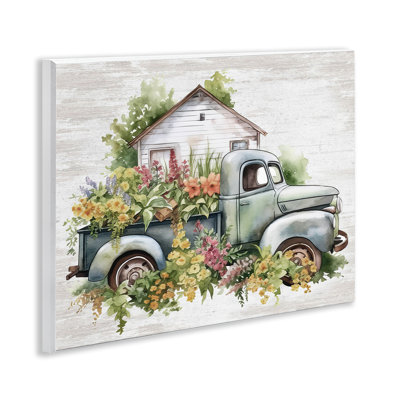 Art mural camion champêtre