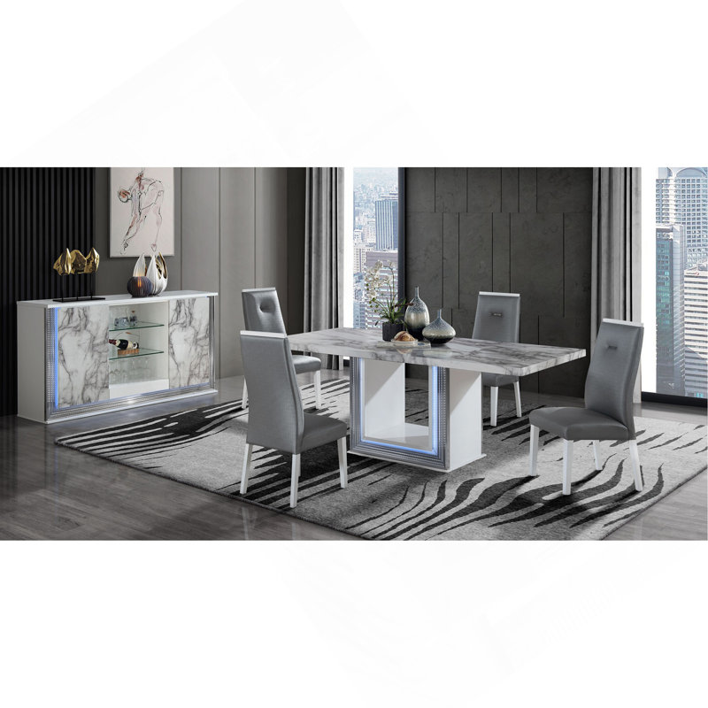 MOON WHITE MARBLE BUFFET