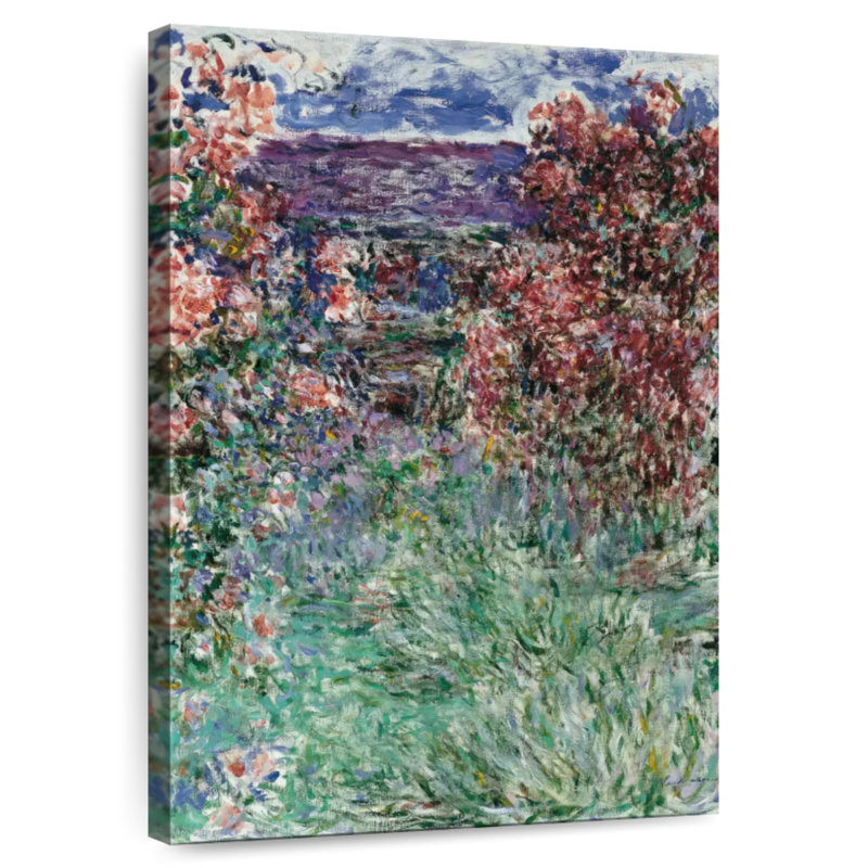 La maison parmi les roses 1925, H 30 po x l 20 po