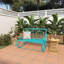 Banc de jardin en métal Gyana Khadir
