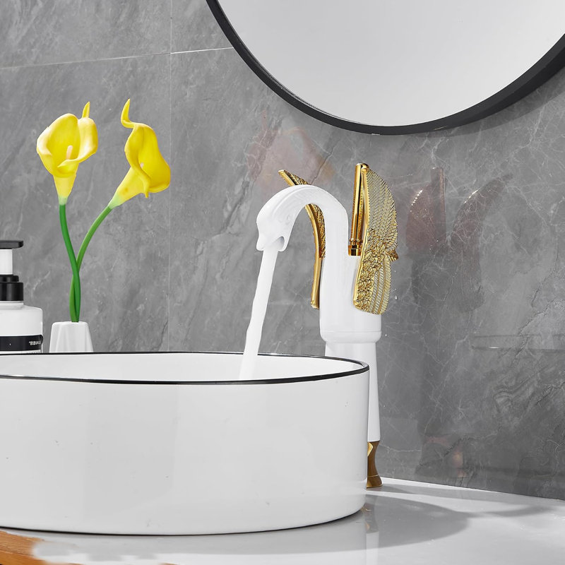 Robinet de salle de bain vasque, Blanc