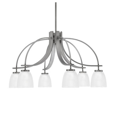 Lustre Cavella Light, avec éclairage de 5 po
