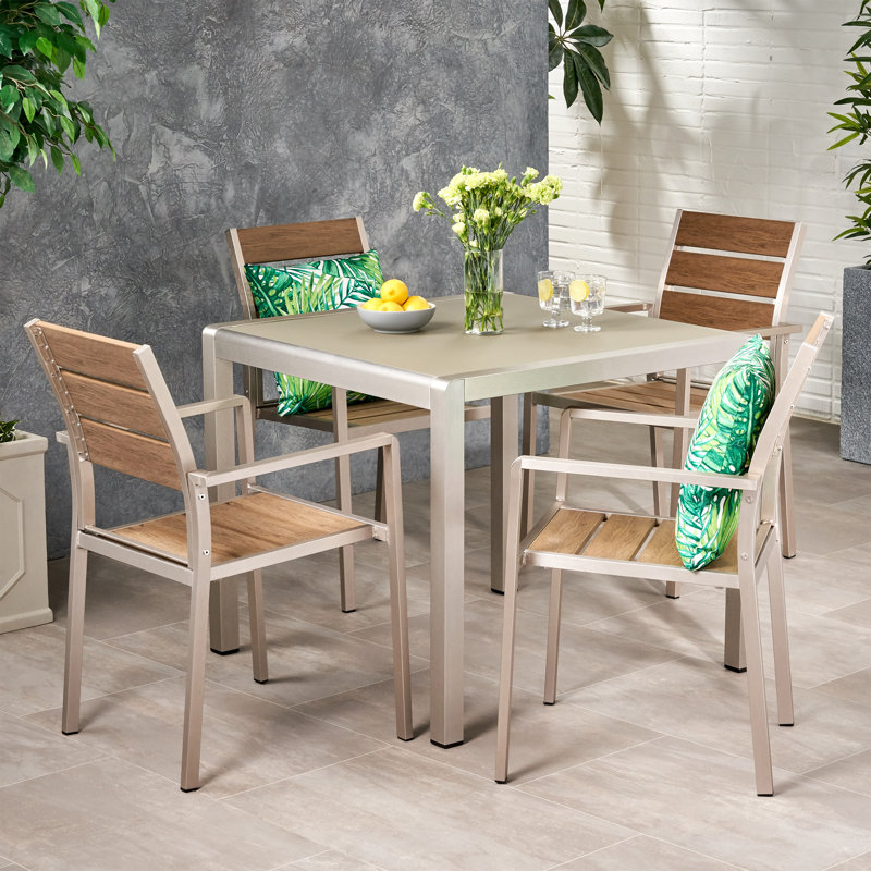 Ensemble repas 5 pièces Amaya Coral