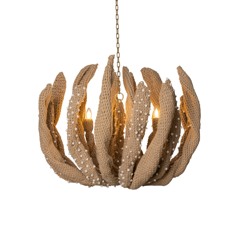 Crocheted Jute Chandelier - Mossel