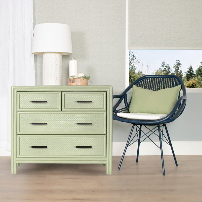 Aruba 4 - Drawer Nightstand, Celery Green