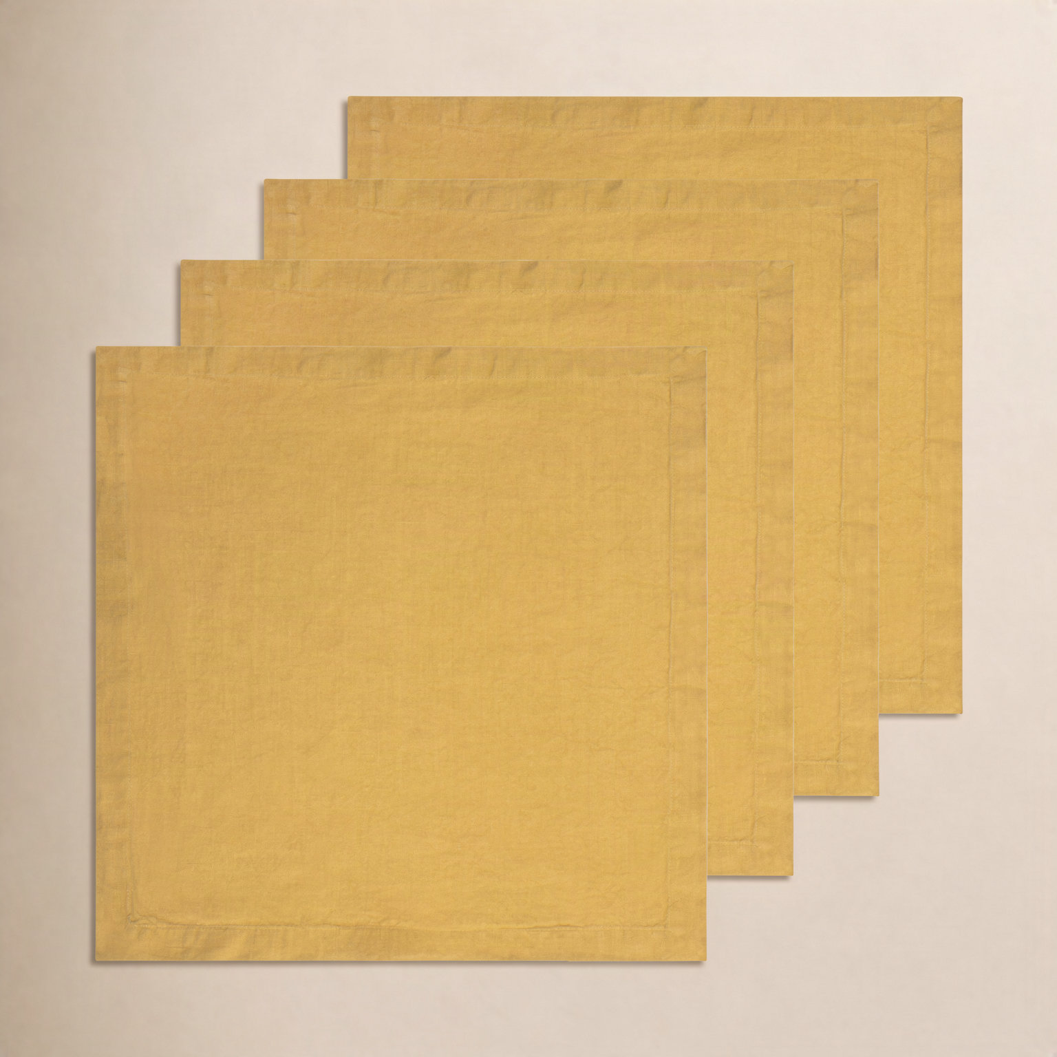Dalissa Reversible Linen Napkin, Dijon