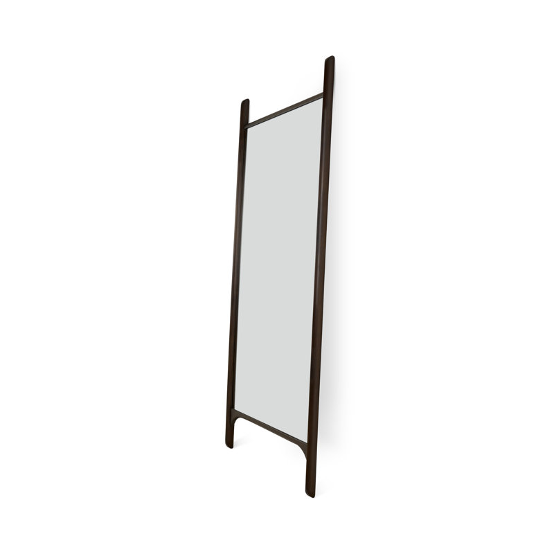Polished Imperfect Mirror, 75" x 22", Black