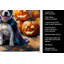 Serviette de cuisine Pit Bull Terrier Puppy Halloween-888558610