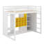 Lit mezzanine en bois avec garde-robe, tablettes et armoire-501571879-501571877
