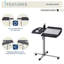 Chariot réglable pour ordinateur portable-3509841
