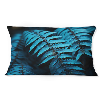 Coussin Ferns Turquoise Whimsy I - Ferns