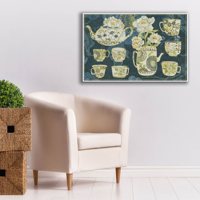 Art mural sur toile, collection Oolong A 'par Chariklia Zarris, 40 po x 26 po