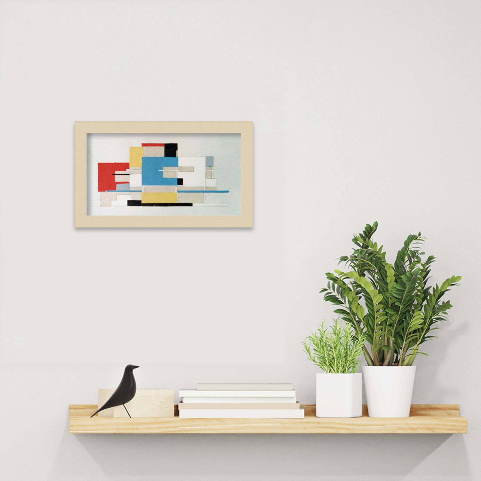 Earling "Colour Study for Architecture" Print, 8" H x 13" W, Brown
