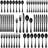 50 Piece Silverware Set Service for 10,Premium Stainless Steel Flatware Set,Mirror Polished Cutlery Utensil Set-1955361648