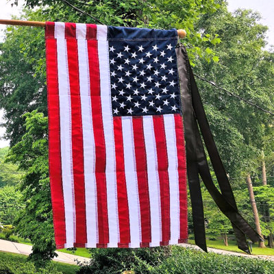 Banderole Flag Mourning (idéal pour un drapeau de 3 pi x 5 pi)
