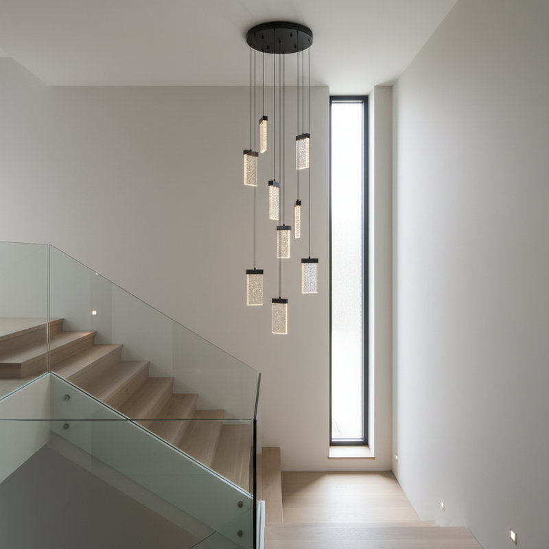 Lustre perceus moderne 9 lumières