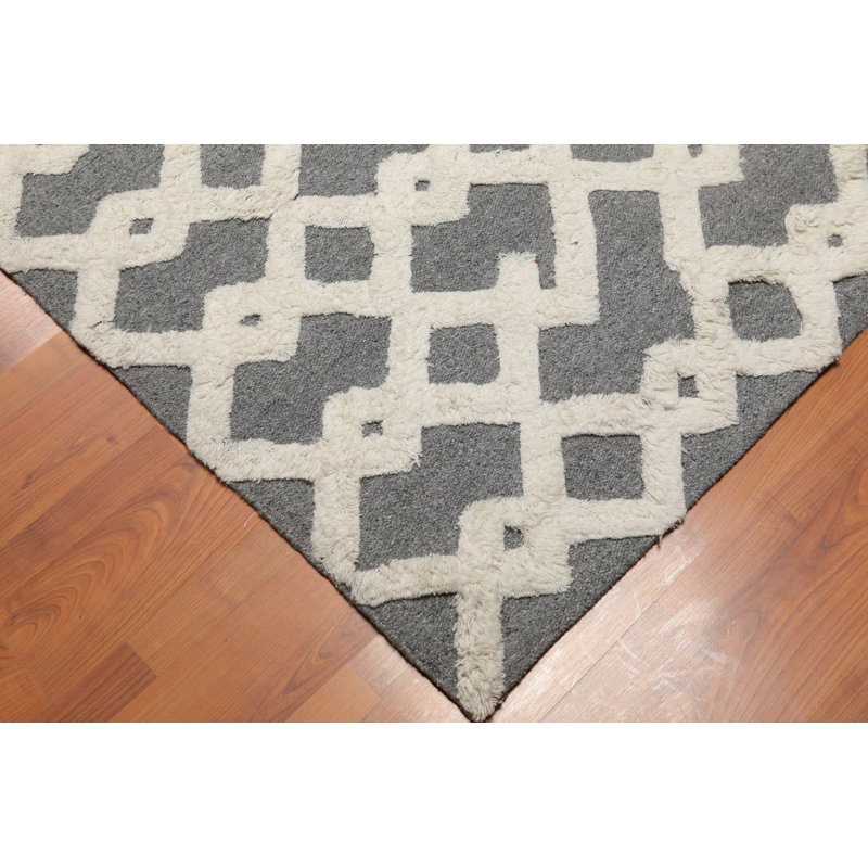 Delreal Wool Geometric Indoor Rug