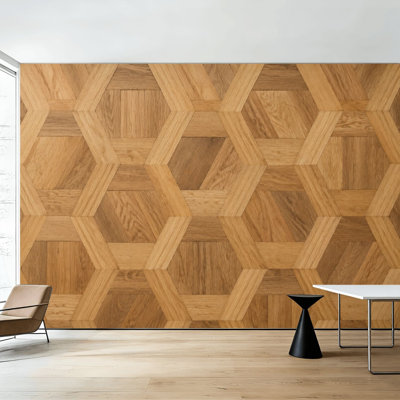 Peel and Stick Wallpaper Wood Pattern Natural Wood Warm Oak Modern Wall Murals 100"H x 144"W Removable PVC Wall Paper Self-Adhesive Wall Decor for Bedroom Living Room Home Office