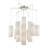 Traneisha 15-Light Dimmable Tiered and Cylinder Chandelier-1736838107