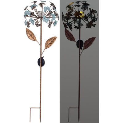 Piquet de jardin solaire Butterfly Blossom