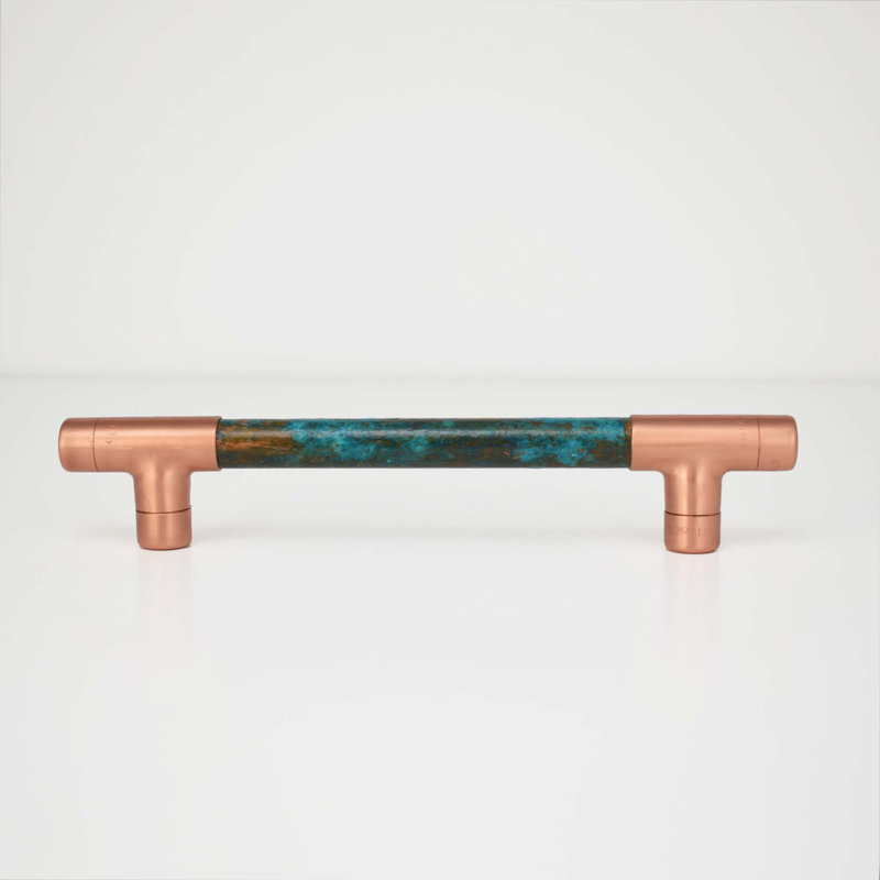 Verdigris Copper Handle T-Shaped