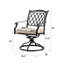 Chaise de patio pivotante avec coussin-60219949