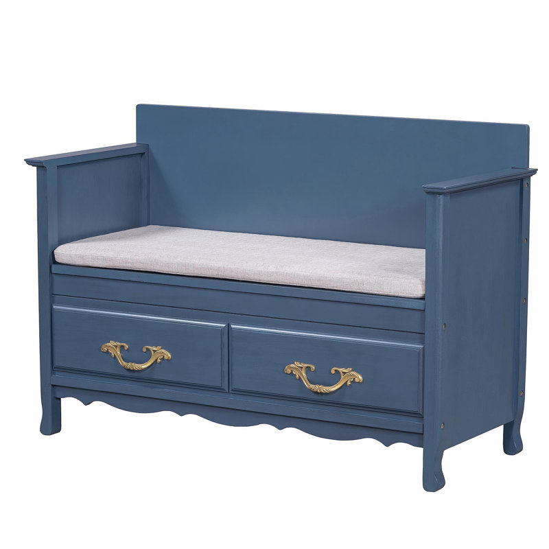 Shoe Bench With Removable Cushion - Thumbnail 2