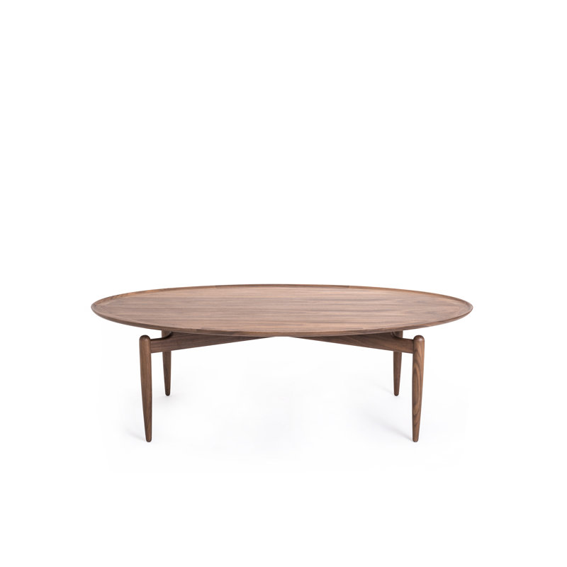 Slow Coffee Table, Dark Brown Oak
