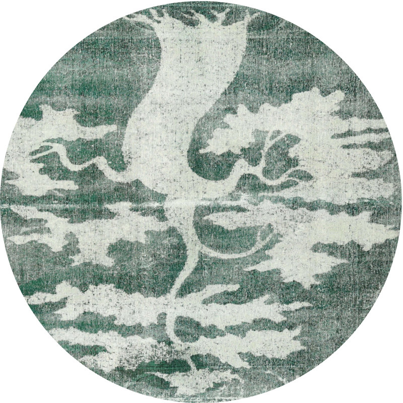 Oriental Indoor Rug, Round 8'