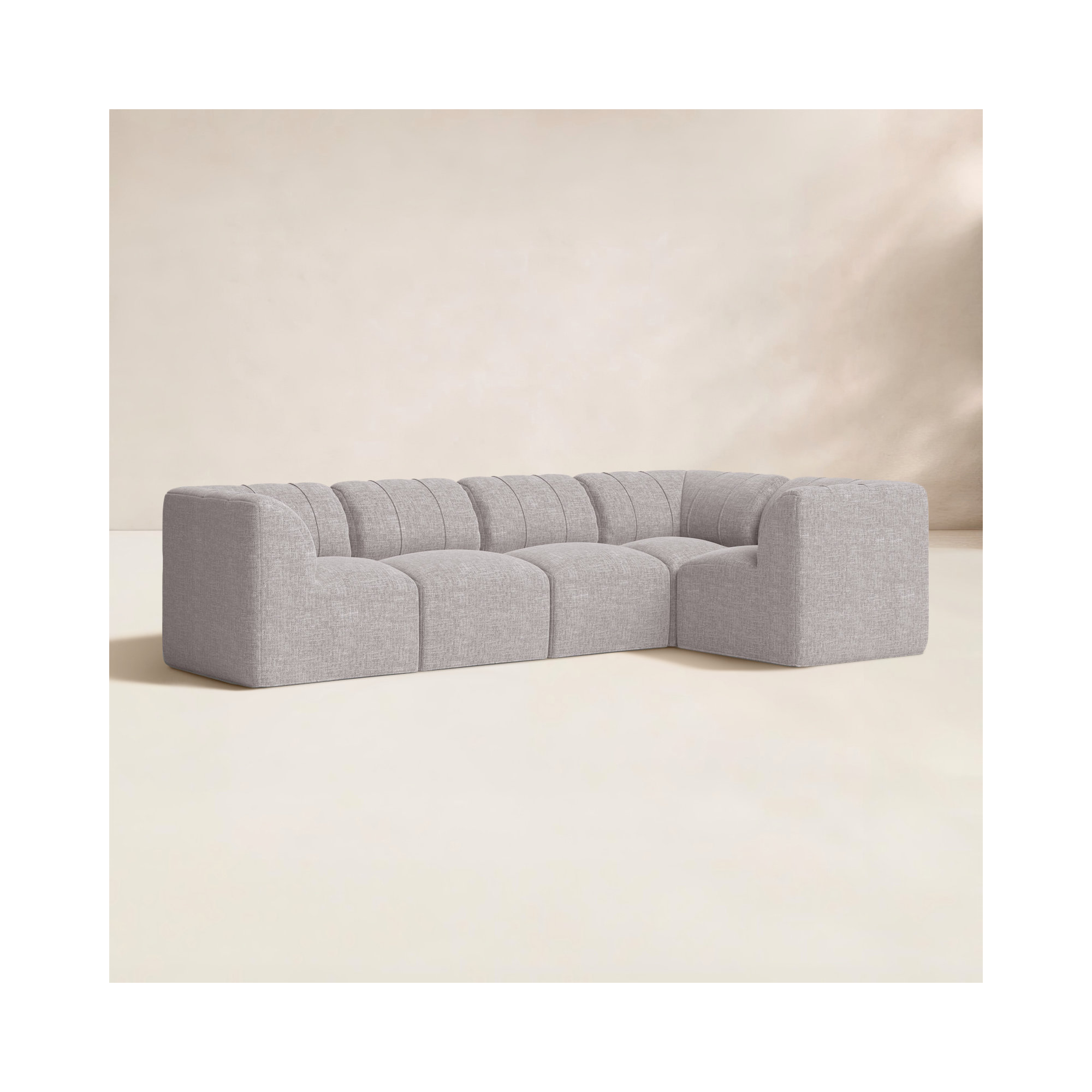 Praia 102" Sunbrella Outdoor Sofa, Cast Silver Sunbrella®