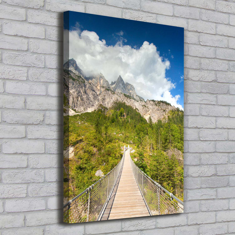 Suspension Bridge - Wrapped Canvas Print