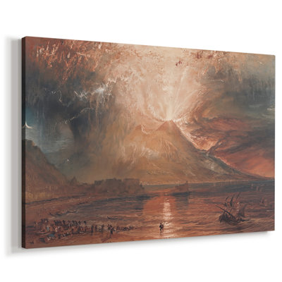 Vésuve dans Eruption-J.M.W. Toile tendue Turner-Gallery-c. 1817