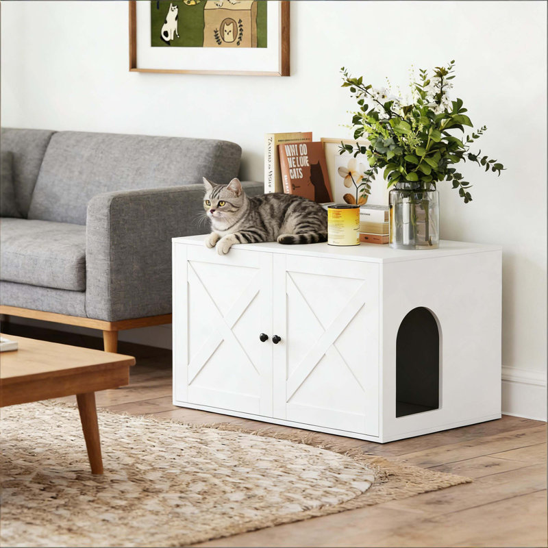 Enceinte de litière, Enceinte de litière pour chat