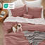 Ensemble d'édredon plissé en microfibre pré-lavé Best vendeur - 89GSM-105529487-105529482