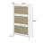 Rattan 3 Door Shoe Rack, Freestanding Modern Shoe Storage Cabinet, For Entryway-650438005