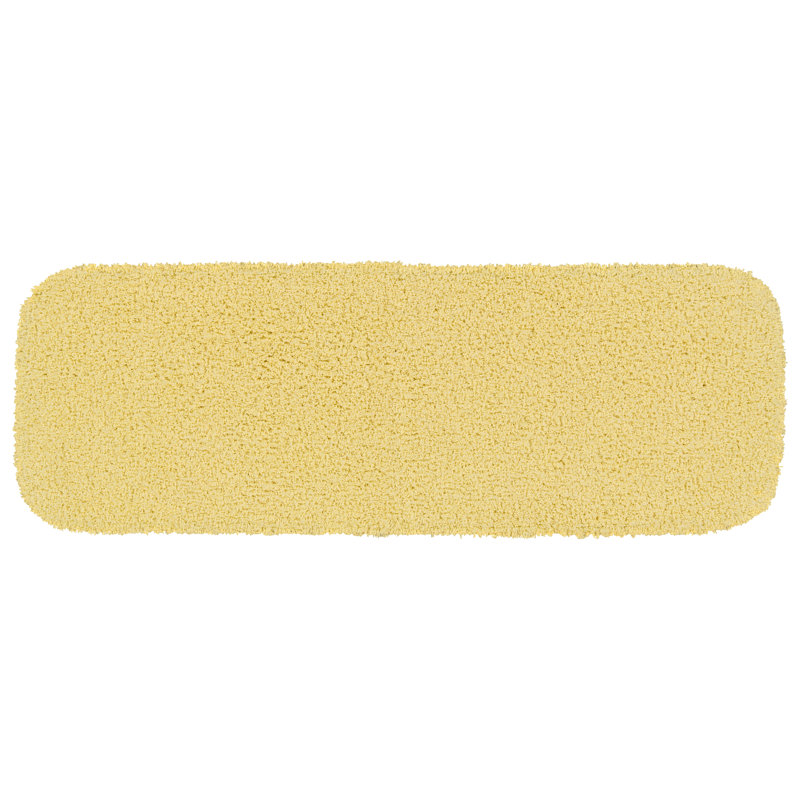 Frechette Nylon Bath Rug with Non-Slip Backing, 22" W x 60" L, Rubber Ducky Yellow