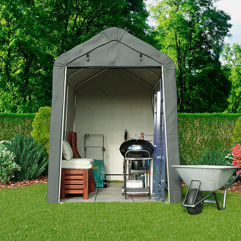 Tabares 6 ft. W x 10 ft. D Plastic Tool Shed