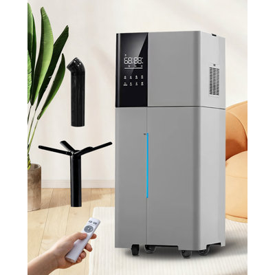 Humidificateur LACIDOLL pour grandes pièces (26 L), idéal pour toute la maison, les commerces et l'industrie. Équipé d'une buse à 360°, d'un tube d'extension et d'un remplissage par le haut.