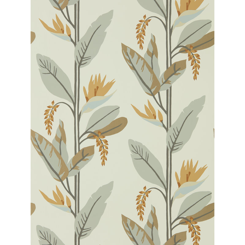 Llenya Wallpaper, Honey/Jet/Jute