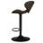 Costway Swivel Upholstered Adjustable Height Counter Stool with Metal Frame-55177137