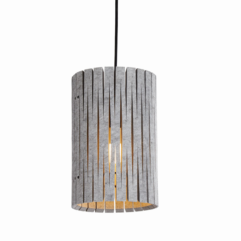 Suspension Kerflights P2 feutre gris , Gris