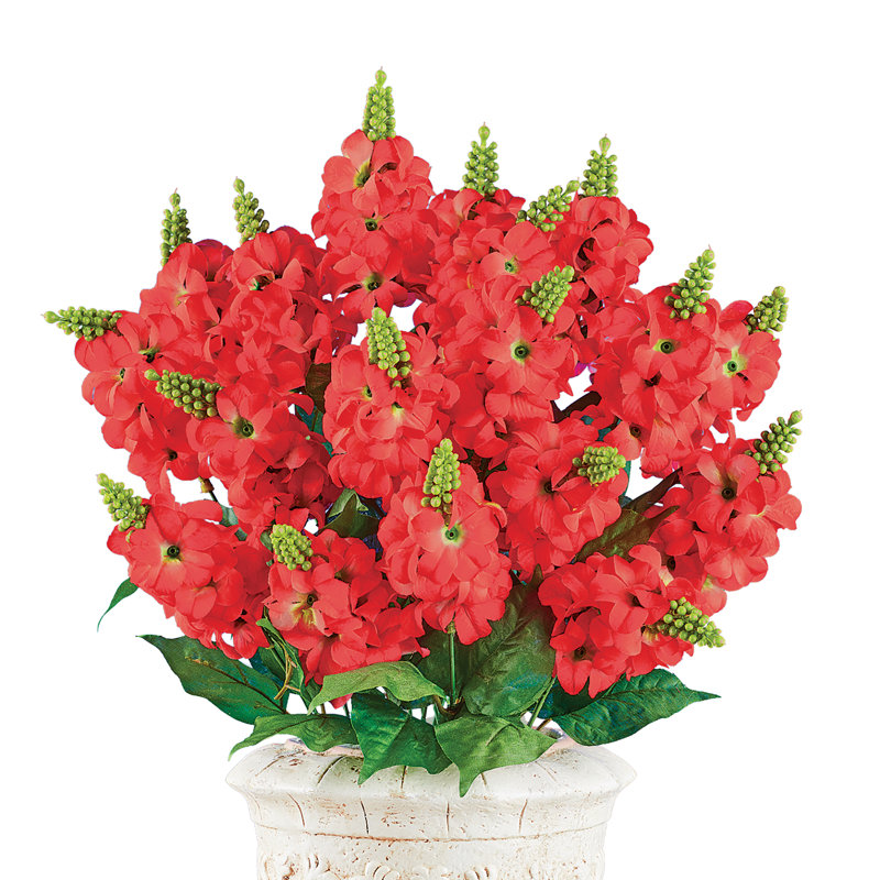 Fabric Snapdragon Arrangement, Red