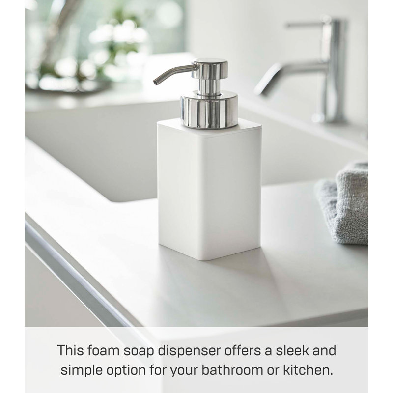 White Modern Minimalist Foaming Soap Dispenser
