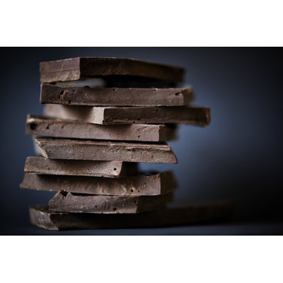 Chocolate Stack - Wrapped Canvas Print