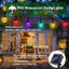 Prescott Outdoor Solar Globe String Lights 8 Lighting Modes Waterproof Halloween Decor Lights-1904401648