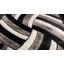 Tapis blanc / noir / gris en polyester Dequana-1629250351
