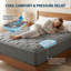 Matelas hybride matelassé ferme de 13 pouces avec mousse viscoélastique rafraîchissante LUMERIS - Confort de soutien, soulagement de la pression, certifié CertiPur US pour toutes les tailles-1216038000