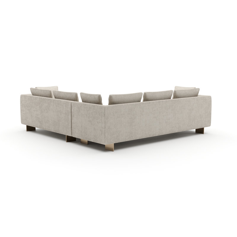 Sectional, 29" H x 104" W x 105" D, Right Hand Facing