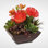 Faux Succulent in Metal Planter