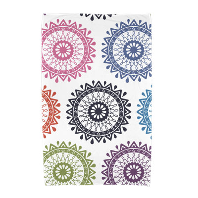 Serviette de plage à imprimé Groovy